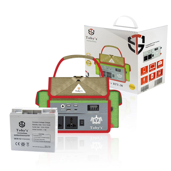 Toby's BTY-70A Rechargeable Battery with 500W Power Inverter