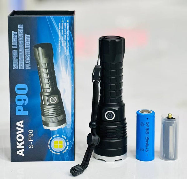 90's handheld rechargeable flashlight Akova S-P90 AAA Battery LED – EnZo Electronics W.L.L Curado DC Frustration - Print:Blue Ribbon Streamlight Poly Tac 90 Type_Trolling Lures & Plugs