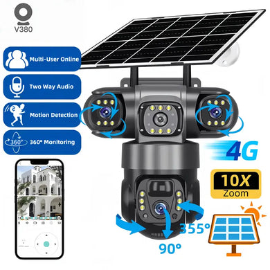 5G Solar Powered Security Camera, 5G CCTV
