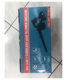 48V 2-in-1 cordless leaf blower vacuum retail box