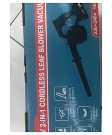 48V cordless leaf blower vacuum feature view