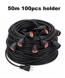 50M - 100 E27 Sockets: Commercial Grade Outdoor String Light