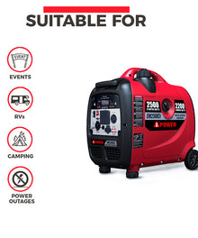 SM2500Di 2500W Inverter Generator – Quiet & Portable