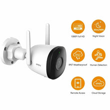 IMOU Bullet 2 Wi-Fi 1080P Full HD Active Deterrence Outdoor Security Camera