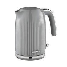 Geepas Fluted Grey Jug Kettle – GK38068UK-GR