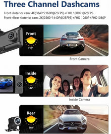 DVR Dual Lens 8K Camera – Compatible with iOS & Android