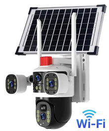 Dual Lens Solar PTZ Wi-Fi Security Camera SPM-T
