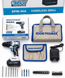 EDON PROMAX EPM-36A 36V Cordless Drill & Tool Kit