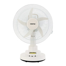 Geepas Rechargeable 12-Inch Oscillating Fan-GF21118