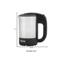 Geepas Stainless Steel Travel Kettle – GK175