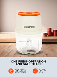 Geepas Rechargeable Mini Chopper GMC42022N
