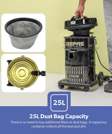 Geepas 21L Dry & Blow Vacuum Cleaner (GVC2592)