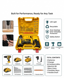 ENZO Professional 48V Cordless Drill & Driver Kit