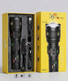 360° German Rechargeable LED Flashlight (Model: KF-1113) – Ultra-Powerful 60,000mAh