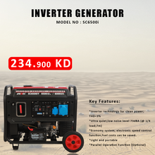 INVERTER GENERATOR SERIES SC6500i