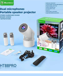 Smartberry HT88PRO 5G Wi-Fi 4K HDR Home Cinema &amp; Karaoke Projector