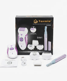 Yasmin 5-in-1 Rechargeable Epilator and Shaver Set Model: YS-5078