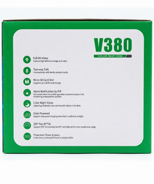 V380 4G/Wi-Fi Wireless Smart Solar Camera