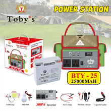 Toby’s BTY-25 | 12V Rechargeable Portable Battery with 300W Inverter