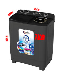 SILVERDOME Twin Tub Washing Machine 7KG