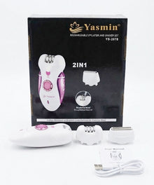 Yasmin 2-in-1 Rechargeable Epilator and Shaver Set Model: YS-2078
