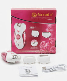 Yasmin 3-in-1 Rechargeable Epilator and Shaver Set Model: YS-3078