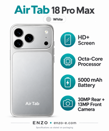 Air Tab 18 Pro Max White - details