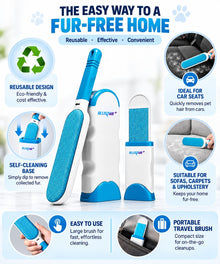 ALLISFAR+ Pet hair remover features 770x924