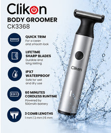 Clikon CK3368 Body Groomer features and specifications
