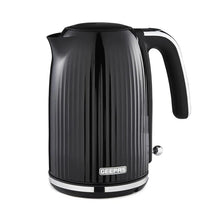 Geepas Fluted Black Jug Kettle – GK38068UK-BK