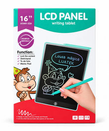 16-inch LCD Writing Tablet product package on pure white background