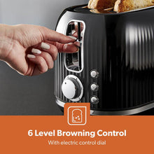 Geepas Fluted Bread Toaster – GBT36558UK-BK