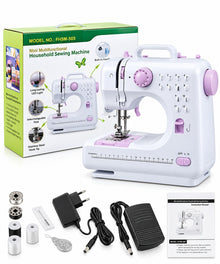 FHSM-505 mini multifunctional household sewing machine with accessories