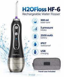 H2OFloss HF-6 water flosser features and specifications