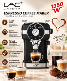 LAC LAICHY L-125B Espresso Coffee Maker features and details