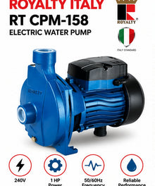 ROYALTY ITALY RT CPM-158 Electric Water Pump on white background