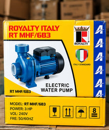 ROYALTY ITALY RT MHF/6B3 Electric Water Pump original packaging