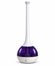 Tall purple and white humidifier — White background