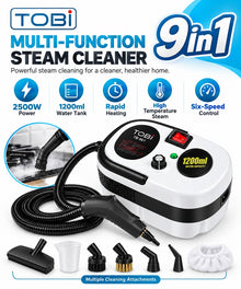 TOBi TB-961 Multi-Function Steam Cleaner features and accessories