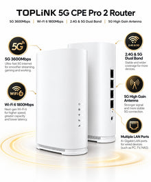 TOPLINK 5G CPE Pro 2 Router - features and details