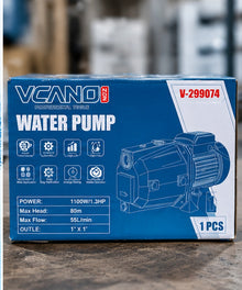 VCANO V-299074 Electric Water Pump original packaging